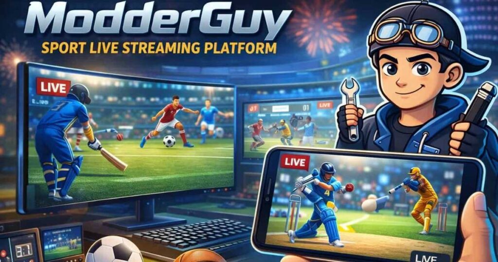 Modderguy Official Website – Watch Live Cricket, Football & Sports Matches Free