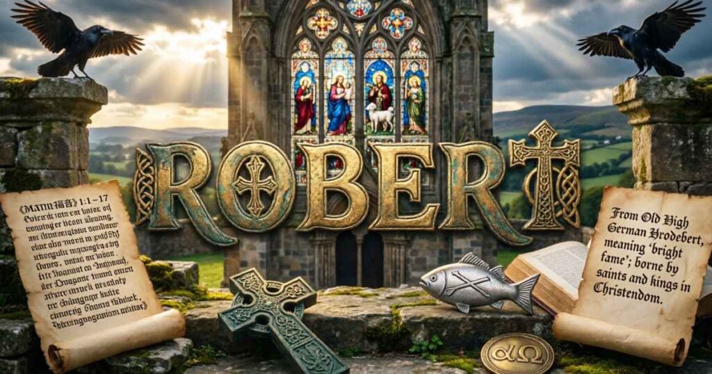 Robert Name Meaning in Christian Tradition: Biblical Insight Meaning