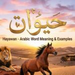 The Word Hayawan Meaning in Arabic With Examples
